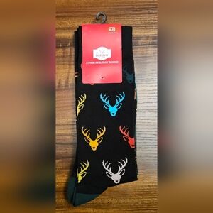 2 Pack Holiday Time Men's Socks